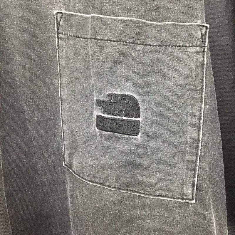ザノースフェイス THE NORTH FACE Tシャツ 半袖 21SS PocketTee THENORTHFACE 半袖カットソー XL ロゴ、文字 黒 / ブラック /  メンズ USED 古着 中古 10128794