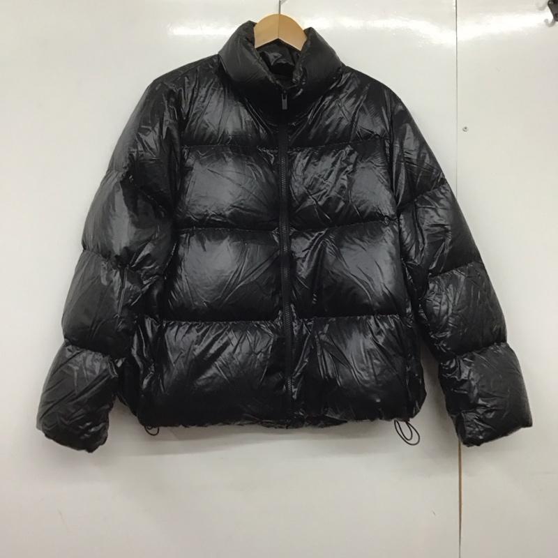 ユニクロ UNIQLO ジャケット、上着 ダウンジャケット 211-450456 ウルトラライトダウンシャイニーボリュームジャケット XL 無地 黒 / ブラック /  メンズ USED 古着 中古 10145774