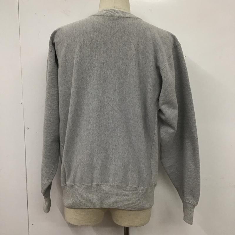 ケルスポーツ KELLSPORT トレーナー 長袖 長袖トレーナー スウェット クルーネック リブスウェットカットソー 90s usa製 L ロゴ、文字 灰 / グレー /  メンズ USED 古着 中古 10124848