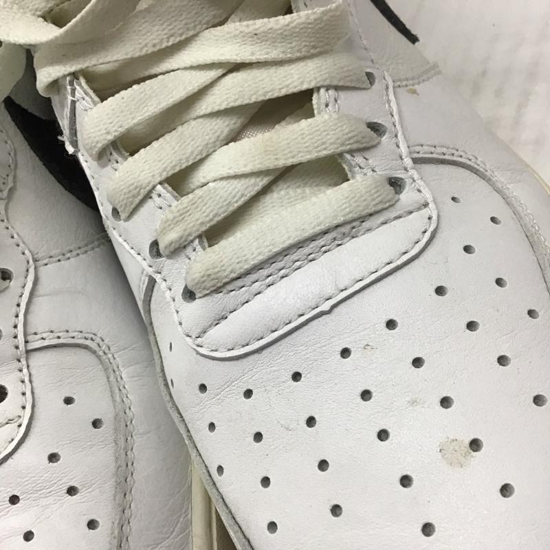 ナイキ NIKE スニーカー スニーカー 743546-105 AIR FORCE 1 HIGH RETRO QS 28cm 28.0cm ロゴ、文字 白 / ホワイト / X 黒 / ブラック /  メンズ USED 古着 中古 10112176