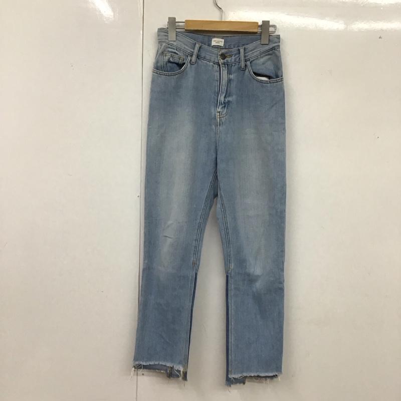 アーバンリサーチドアーズ URBAN RESEARCH DOORS パンツ デニム、ジーンズ デニムパンツ スリムパンツ ジーンズ 36インチ 無地 インディゴ / インディゴ /  レディース USED 古着 中古 10117410