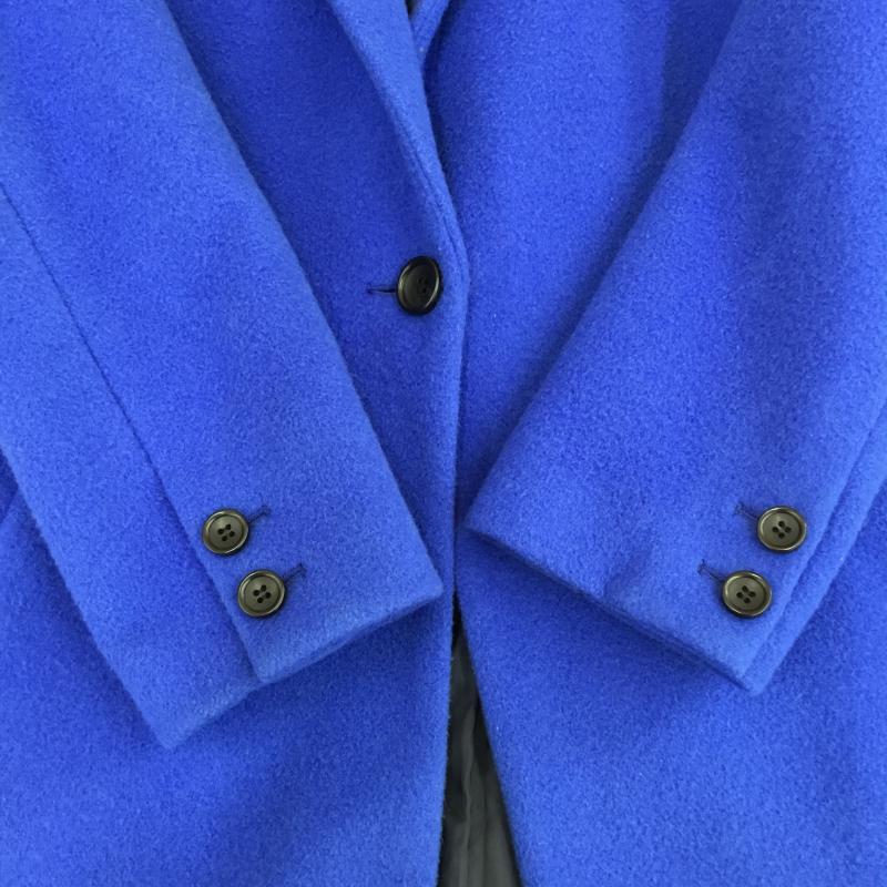 フレイ アイディー FRAY I.D コート コート一般 FWFC155002 1 無地 青 / ブルー /  レディース USED 古着 中古 10142534