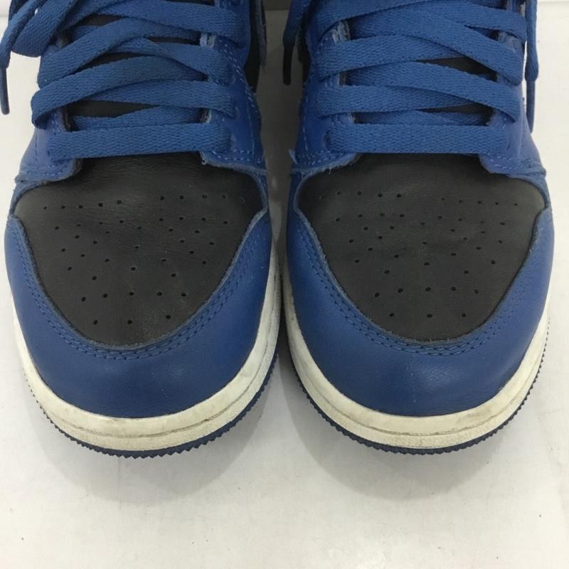 ナイキ NIKE スニーカー スニーカー 575441-404 AIR JORDAN 1 RETRO HIGH OG GS 23.5cm 箱有 23.5cm ロゴ、文字 黒 / ブラック / X 青 / ブルー / X 白 / ホワイト /  レディース USED 古着 中古 10134821