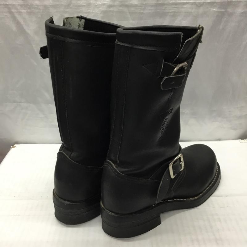 チペワ Chippewa ブーツ エンジニアブーツ 27863 ENGINEER BOO 11インチエンジニアブーツ 5E ロゴ、文字 黒 / ブラック /  レディース USED 古着 中古 10120729