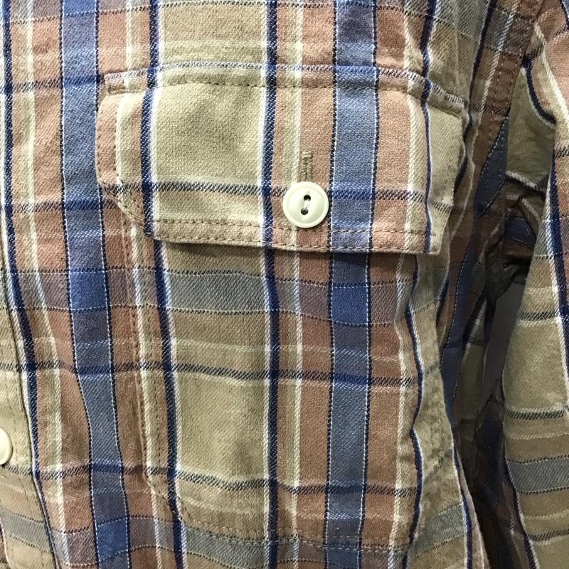 エディーバウアー Eddie Bauer シャツ、ブラウス 長袖 長袖シャツ カラーシャツ ポケットシャツ 長袖カットソー チェックシャツ M チェック マルチカラー / マルチカラー /  メンズ USED 古着 中古 10116279