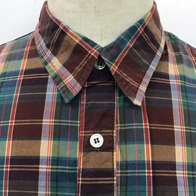 ボルコム VOLCOM シャツ、ブラウス 半袖 半袖シャツ カラーシャツ 半袖カットソー チェックシャツ L チェック マルチカラー / マルチカラー /  メンズ USED 古着 中古 10116336