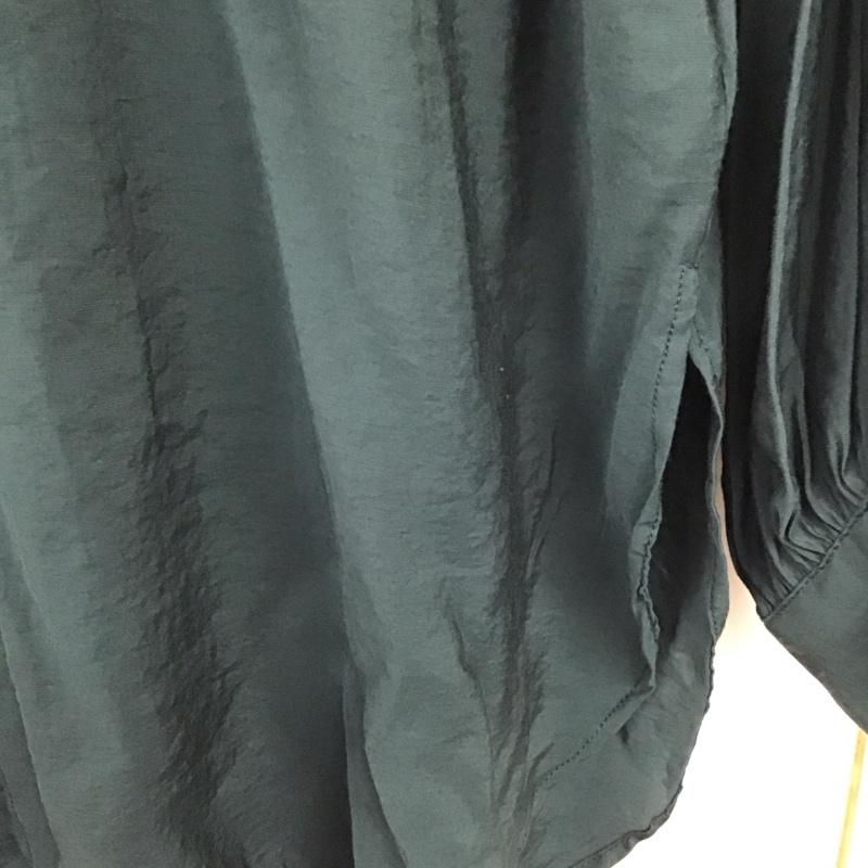 レプシィム LEPSIM シャツ、ブラウス 長袖 FREE 無地 緑 / グリーン /  レディース USED 古着 中古 10141247