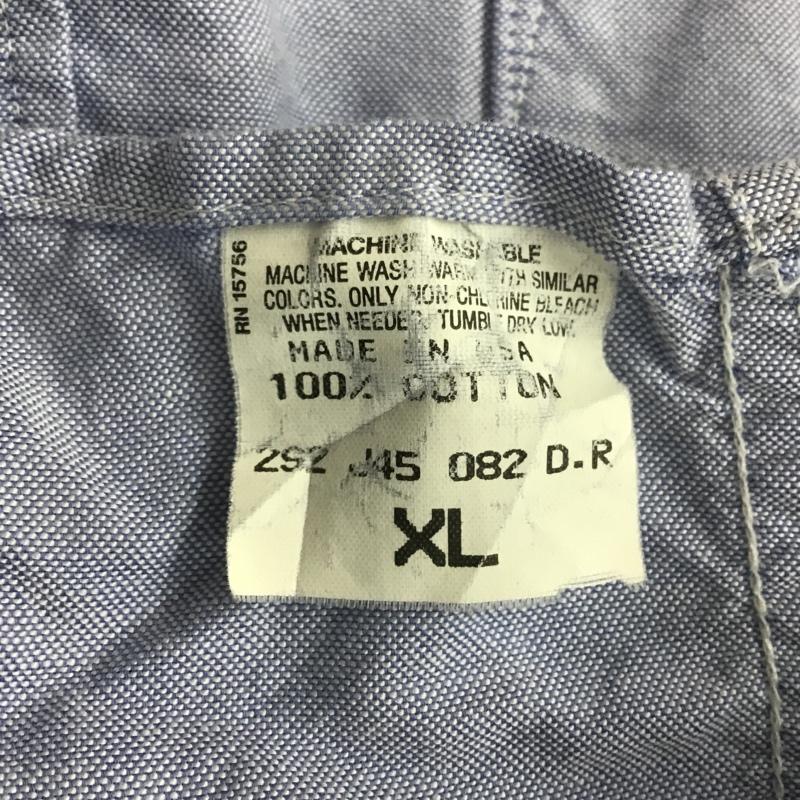 古着 USED シャツ、ブラウス 長袖 長袖シャツ カラーシャツ ダウンシャツ duckhead 90s XL ロゴ、文字 水色 / ライトブルー /  メンズ USED 古着 中古 10105545