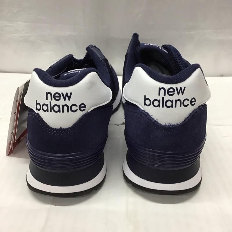 ニューバランス New Balance スニーカー スニーカー ML574EN2 タグ付き 27.5cm 27.5cm ロゴ、文字 紺 / ネイビー / X 白 / ホワイト /  メンズ USED 古着 中古 10121619