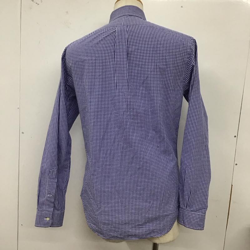 ラルフローレン RALPHLAUREN シャツ、ブラウス 長袖 長袖シャツ チェックシャツ カラーシャツ ボタンダウンシャツ M チェック 白 / ホワイト / X 青 / ブルー /  メンズ USED 古着 中古 10127982