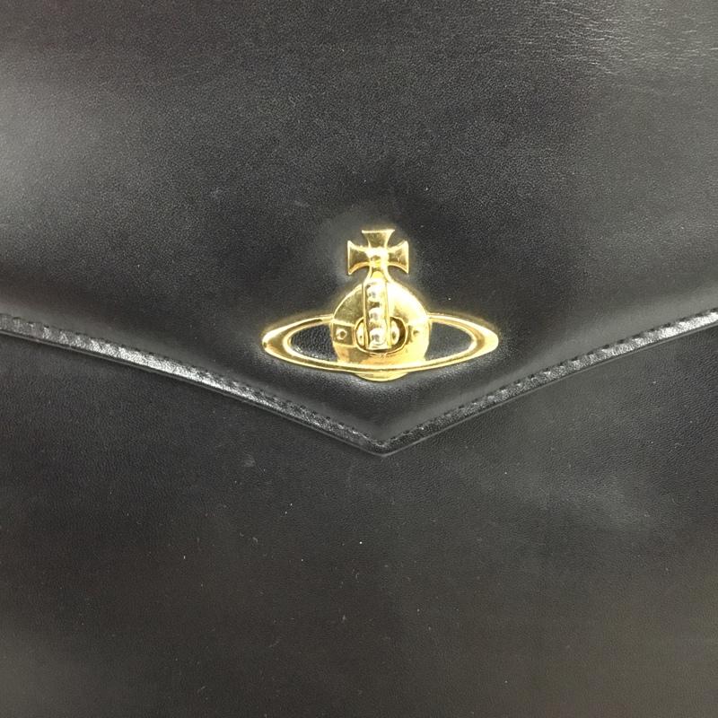 ヴィヴィアンウエストウッド Vivienne Westwood トートバッグ トートバッグ ブリーフケース ビジネスバッグ ワンポイント 黒 / ブラック /  レディース USED 古着 中古 10133198