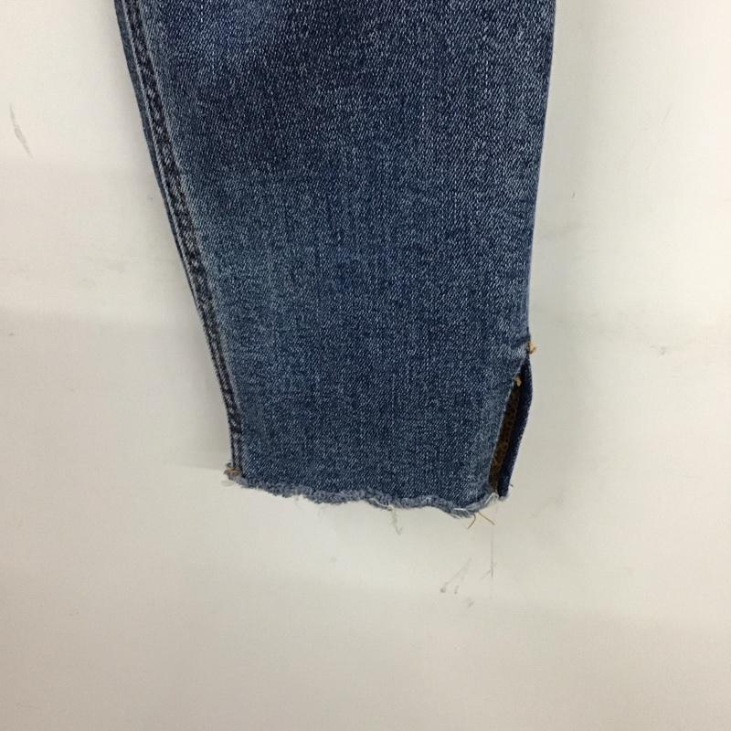 ザラ ZARA パンツ デニム、ジーンズ デニムパンツ スリムパンツ ストレッチパンツ ジーンズ 38インチ 無地 インディゴ / インディゴ /  レディース USED 古着 中古 10117858