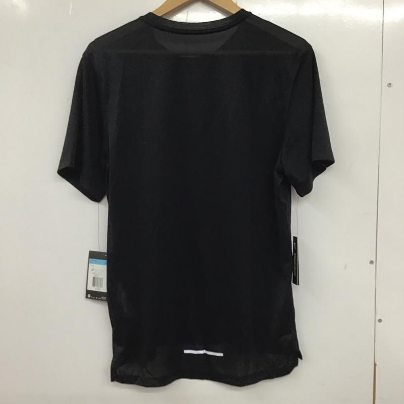 ナイキ NIKE Tシャツ 半袖 AJ7566-010 DRI-FIT マイラー メンズ ショートスリーブ ランニングトップ タグ付き M ロゴ、文字 黒 / ブラック /  メンズ USED 古着 中古 10135563