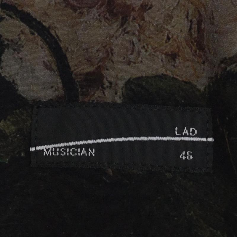 ラッドミュージシャン LAD MUSICIAN シャツ、ブラウス 長袖 46 花柄 黒 / ブラック /  メンズ USED 古着 中古 10141053