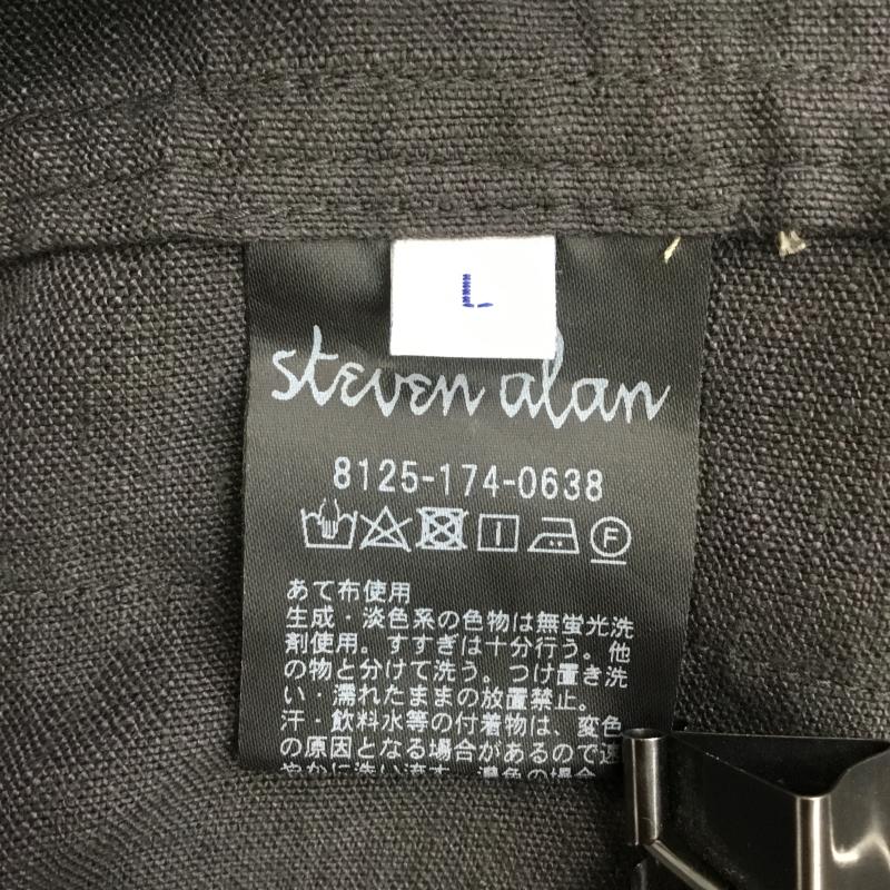 スティーブンアラン Steven Alan シャツ、ブラウス 長袖 Steven Alan 8125-174-0638 L 無地 チャコールグレー / チャコールグレー / X 灰 / グレー /  メンズ USED 古着 中古 10129672