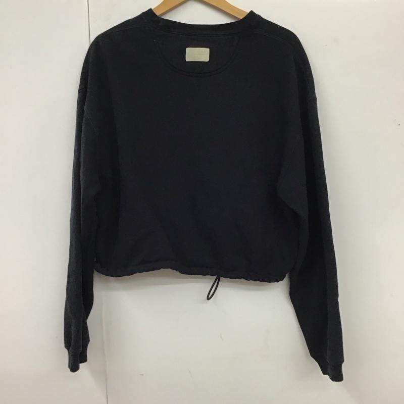 ギアフォースポーツ Gear for Sports トレーナー 長袖 M 無地 黒 / ブラック /  レディース USED 古着 中古 10120160