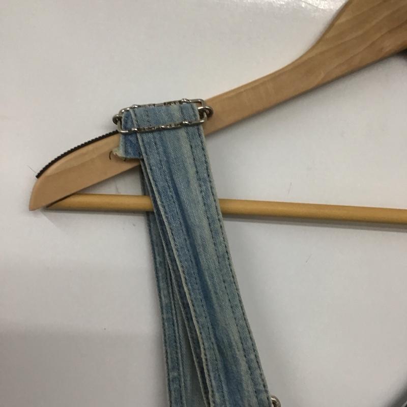 リー Lee サロペット・オーバーオール サロペット、オーバーオール デニム ロゴ、文字 青 / ブルー /  メンズ USED 古着 中古 10142295