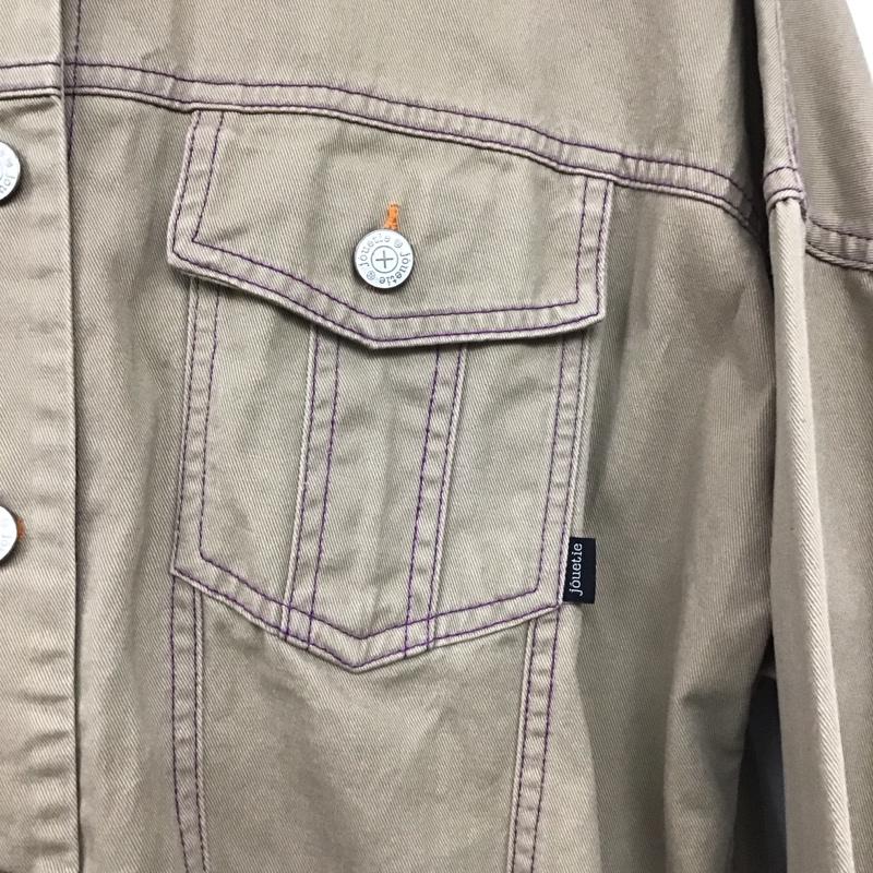 ジュエティ jouetie ジャケット、上着 ジャケット、ブレザー 081910100101 カラーステッチオーバージャケット M 無地 ベージュ / ベージュ /  レディース USED 古着 中古 10142866