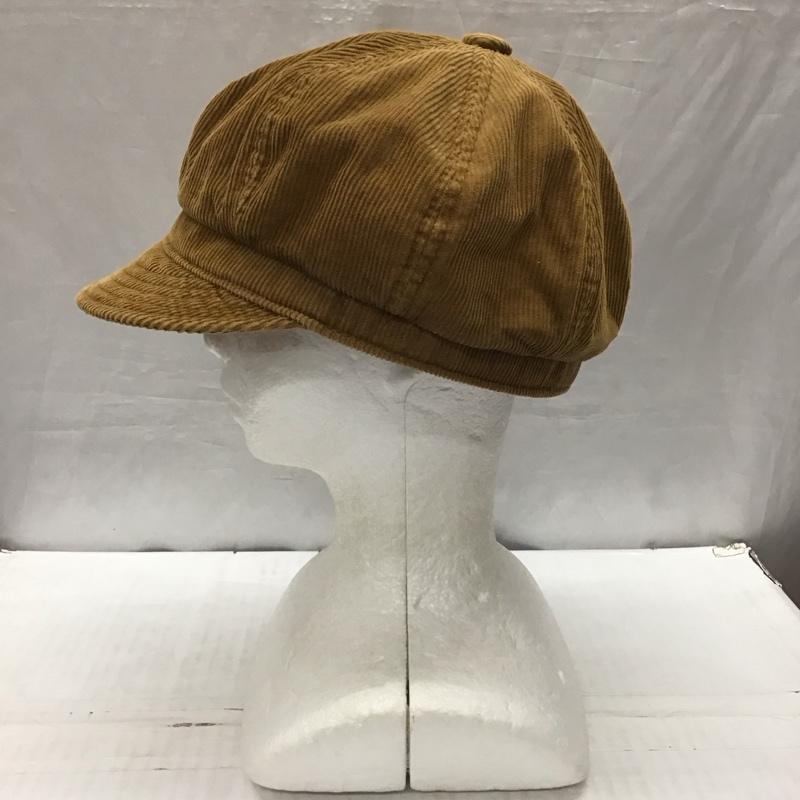 ニューヨークハット NEW YORK HAT 帽子 キャップ コーデュロイ キャスケット 無地 茶 / ブラウン /  メンズ USED 古着 中古 10121635