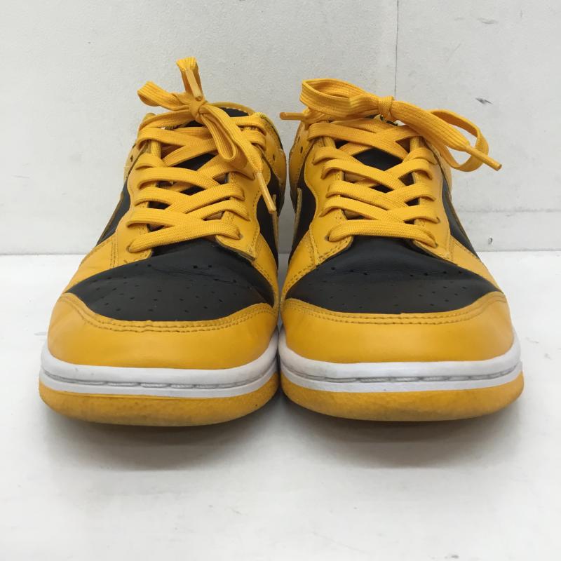ナイキ NIKE スニーカー スニーカー DD1391-004 Dunk Low Championship Goldenrod 26.5cm ロゴ、文字 黒 / ブラック / X 黄 / イエロー /  メンズ USED 古着 中古 10141696
