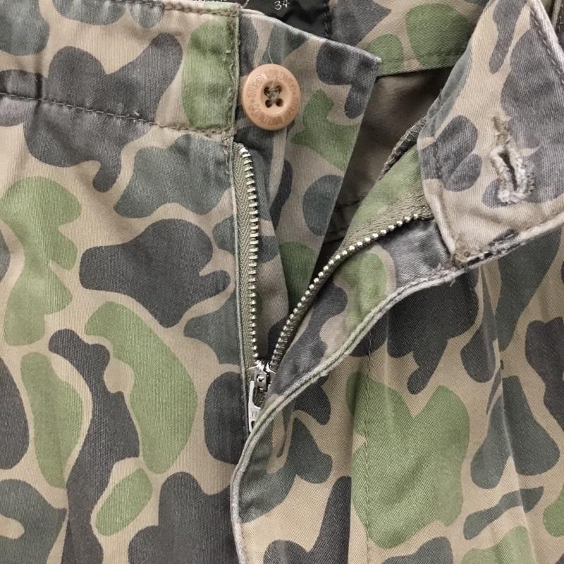 ステューシー STUSSY パンツ ワークパンツ、ペインターパンツ カモフラ 34 カモフラージュ柄・迷彩 マルチカラー / マルチカラー /  メンズ USED 古着 中古 10116134