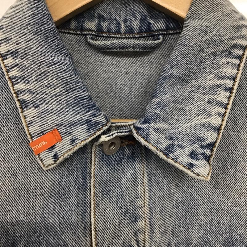 ヘロンプレストン HERON PRESTON ジャケット、上着 ジャケット、ブレザー デニムジャケット Gジャン アウター カジュアルジャケット M 無地 インディゴ / インディゴ /  メンズ USED 古着 中古 10140899