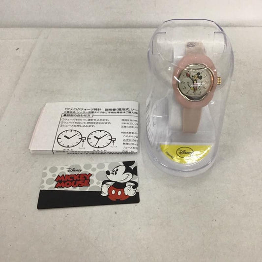 ディズニー Disney 腕時計 アナログ（クォーツ式） DisneyMickey Watch キャラクター 桃 / ピンク /  レディース USED 古着 中古 10138327