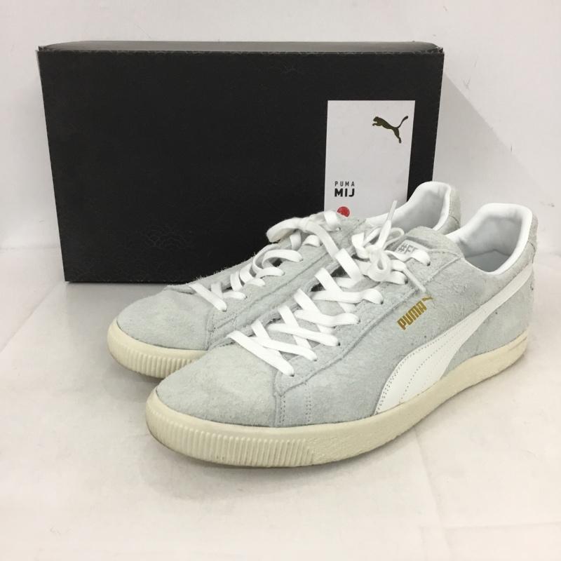 プーマ PUMA スニーカー スニーカー 386803-01 SUEDE VTG MIJ FR2 ATMOS トリプルコラボレーション 28cm 箱有 28.0cm ロゴ、文字 水色 / ライトブルー /  メンズ USED 古着 中古 10131229