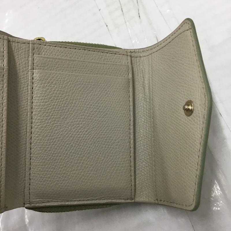 アニエス・ベー agnes b. 財布 コンパクト財布 TAW05-02 ミニウォレット ワンポイント 薄緑 / ライトグリーン /  レディース USED 古着 中古 10111054