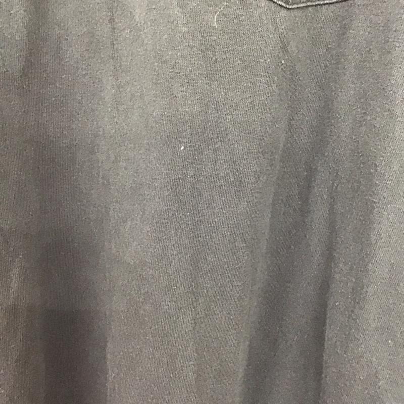 カーハート Carhartt カットソー 長袖 長袖カットソー ヘンリーネックカットソー L ロゴ、文字 黒 / ブラック /  メンズ USED 古着 中古 10143366