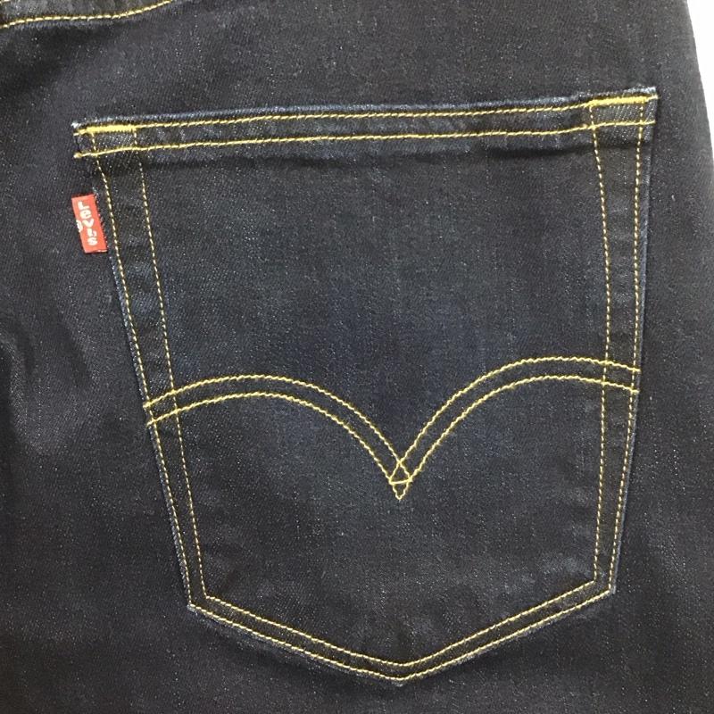 リーバイストラウスアンドコー Levi Strauss & co. パンツ デニム、ジーンズ デニムパンツ ストレートパンツ ワイドパンツ カジュアルパンツ ストレッチ 33インチ 無地 インディゴ / インディゴ /  メンズ USED 古着 中古 10119988