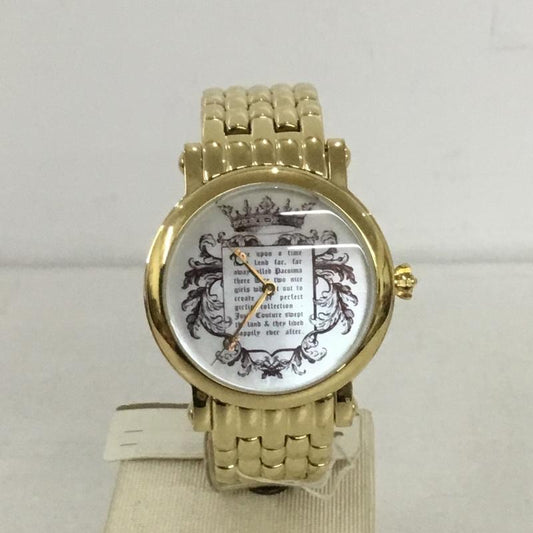 ジューシークチュール JUICY COUTURE 腕時計 アナログ（クォーツ式） 976518 総柄 金 / ゴールド /  レディース USED 古着 中古 10134987