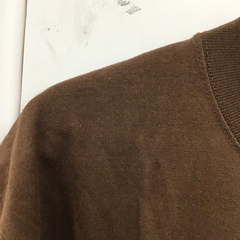 エロスティカ EROSTiKA Tシャツ 半袖 クルーネック コットン XL プリント 茶 / ブラウン /  メンズ USED 古着 中古 10123379