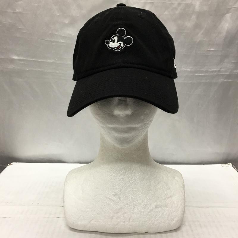 ニューエラ NEW ERA 帽子 キャップ Disney ミッキーマウス キャラクター 黒 / ブラック /  メンズ USED 古着 中古 10119945