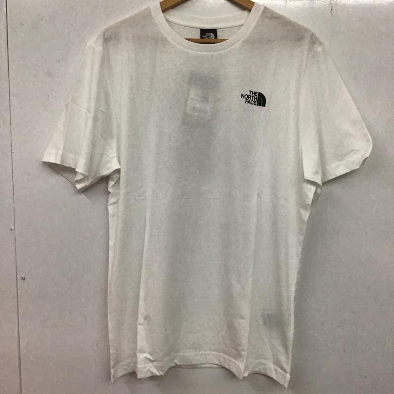 ザノースフェイス THE NORTH FACE Tシャツ 半袖 NF0A87NVFN4 Redbox Celebration Tee L プリント X ロゴ、文字 白 / ホワイト /  メンズ USED 古着 中古 10132494