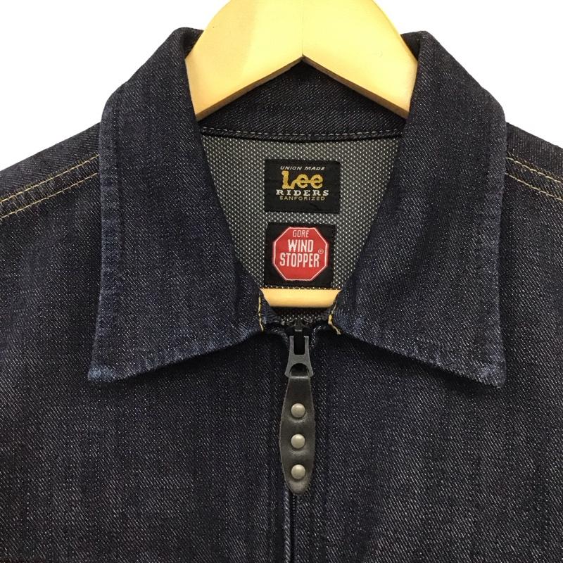 リー Lee ジャケット、上着 ジャケット、ブレザー ジップアップデニムジャケット Gジャン アウター gorewindstopper M 無地 インディゴ / インディゴ /  メンズ USED 古着 中古 10131464