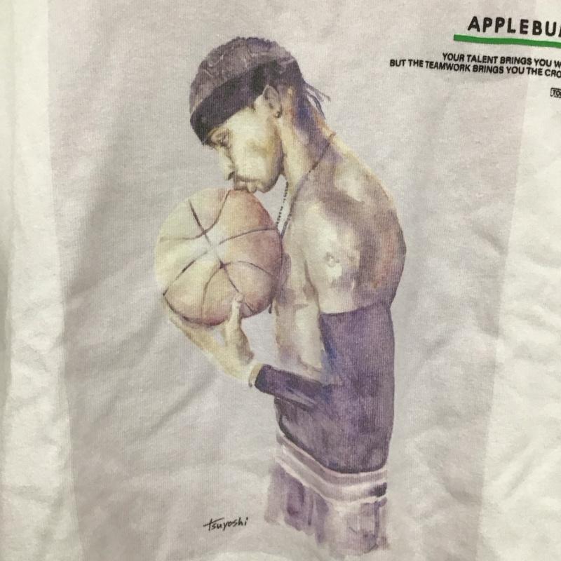 アップルバム APPLEBUM Tシャツ 半袖 半袖カットソー プリントTシャツ クルーネックカットソー M プリント 白 / ホワイト /  メンズ USED 古着 中古 10128762