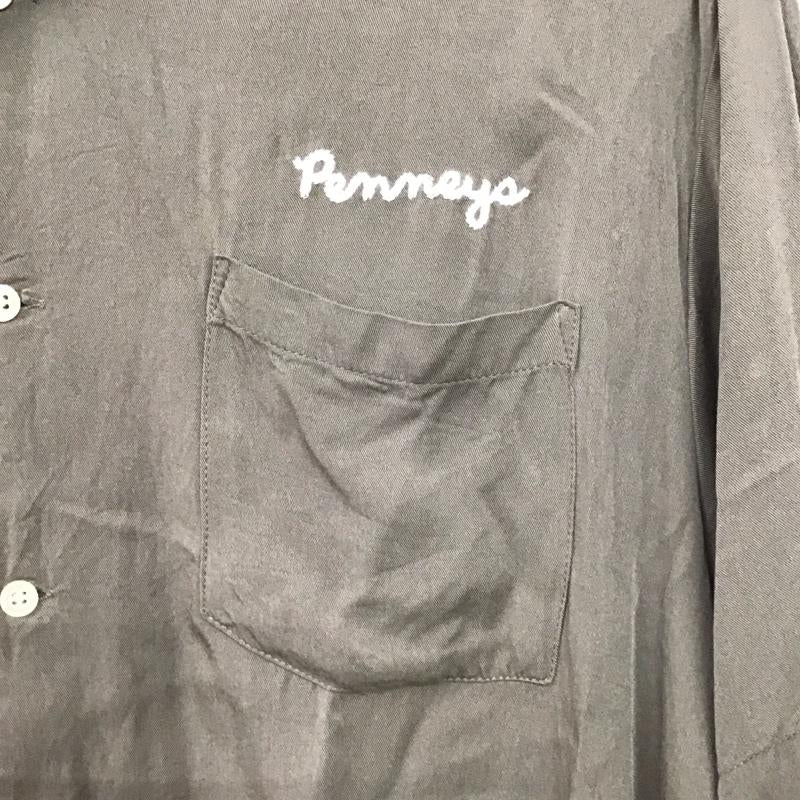 ペニーズ PENNEY S シャツ、ブラウス 半袖 無地 ベージュ / ベージュ /  メンズ USED 古着 中古 10128561
