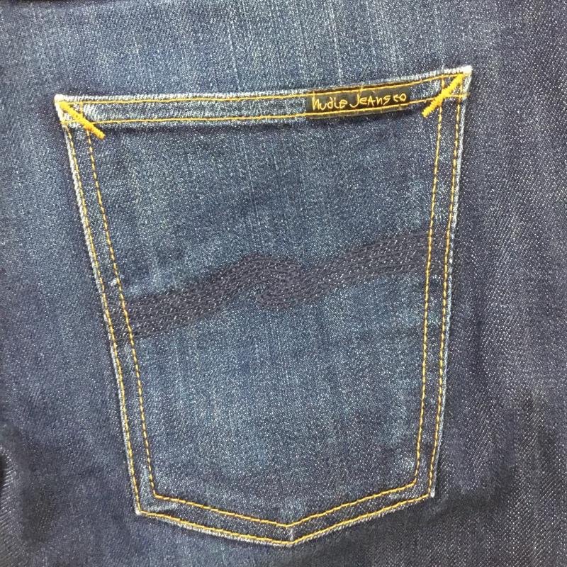 ヌーディージーンズ Nudie Jeans パンツ デニム、ジーンズ デニムパンツ スリムパンツ ストレッチパンツ ジーンズ 32インチ 無地 インディゴ / インディゴ /  メンズ USED 古着 中古 10117106