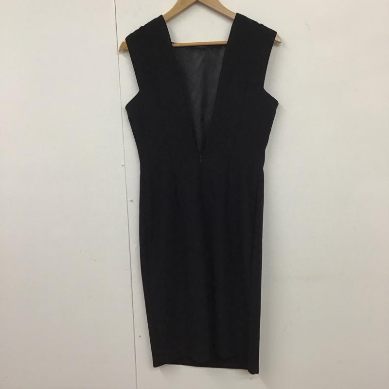 ザラベーシック ZARA BASIC ワンピース ミニスカート M 無地 黒 / ブラック /  レディース USED 古着 中古 10131561