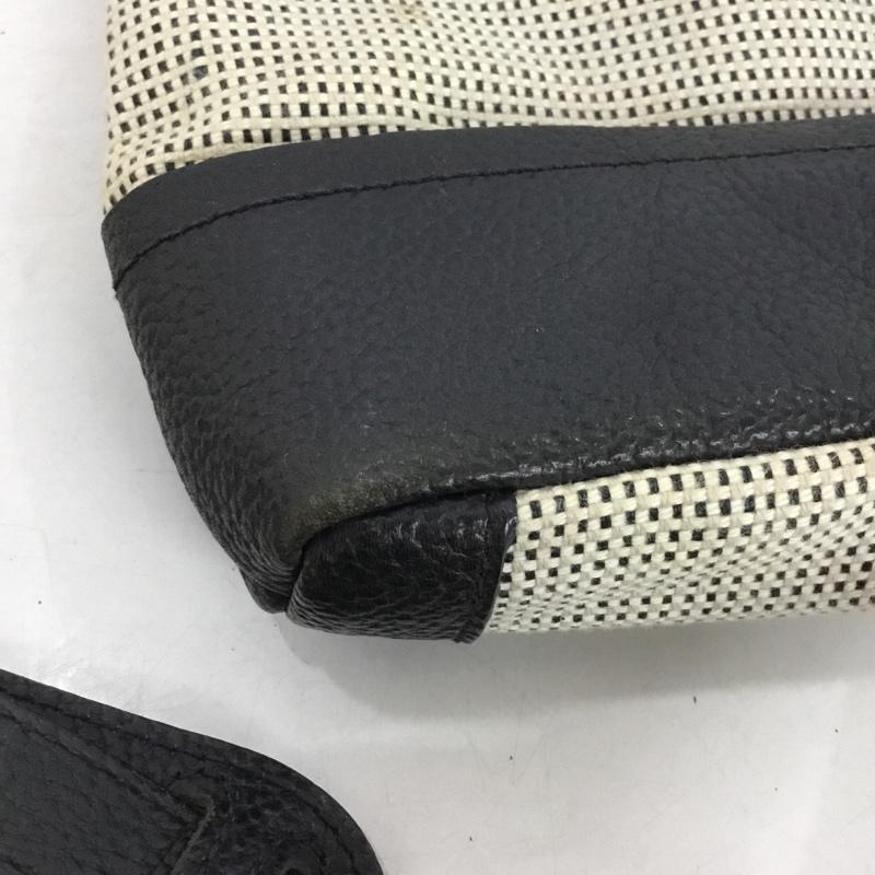 ゲンテン genten ショルダーバッグ ショルダーバッグ レザー ロゴ、文字 紺 / ネイビー /  レディース USED 古着 中古 10147728