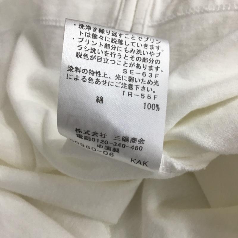 マッキントッシュ Mackintosh Tシャツ 半袖 G5P36-177-24 ジオメトリックロゴプリントＴシャツ 40 ロゴ、文字 白 / ホワイト /  レディース USED 古着 中古 10143941