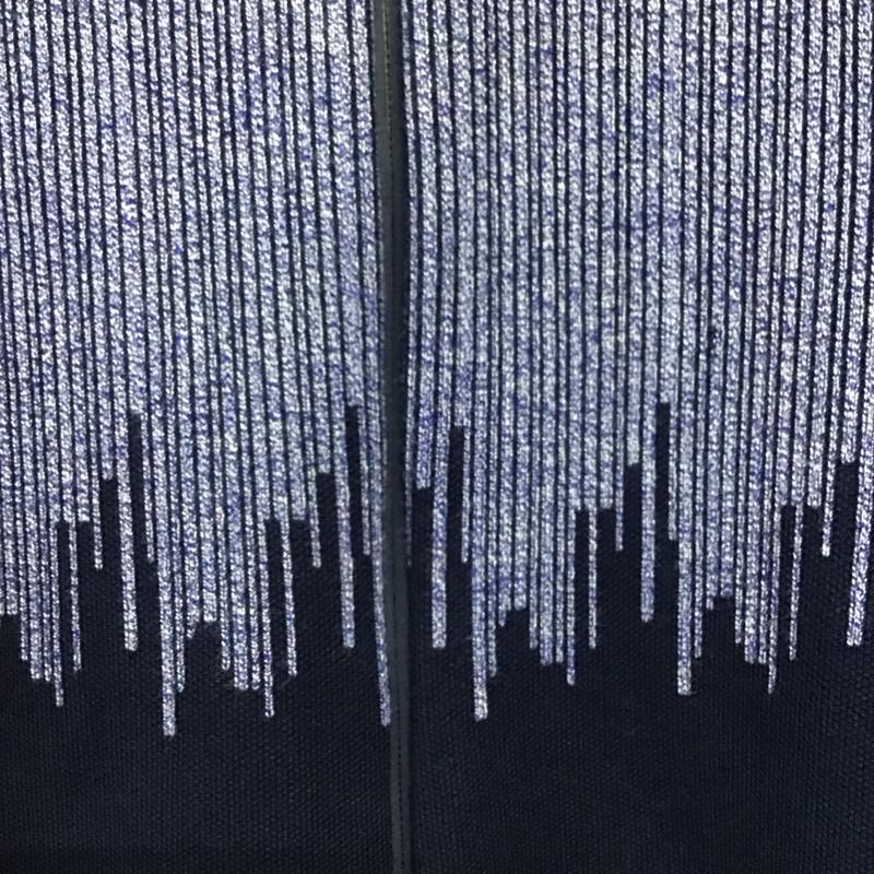 ゼニア Zegna カーディガン 長袖 ジップアップカーディガン ジップアップニット アウター イタリア製 L プリント マルチカラー / マルチカラー /  メンズ USED 古着 中古 10141475