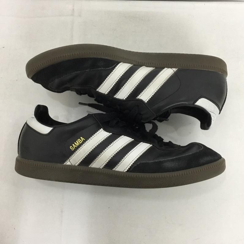 アディダス adidas スニーカー スニーカー 019000 Samba Leather サンバ レザー 26cm 26.0cm ロゴ、文字 黒 / ブラック / X 白 / ホワイト /  メンズ USED 古着 中古 10147713