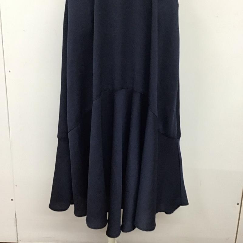 アパートバイローリーズ apart by lowrys ワンピース ロングスカート AP271012TK Vネック 半袖 FREE 無地 紺 / ネイビー /  レディース USED 古着 中古 10115502