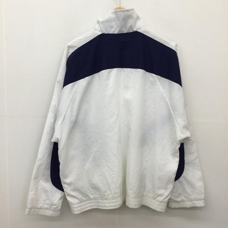 ナイキ NIKE ジャケット、上着 ジャンパー、ブルゾン 90s M 刺繍 白 / ホワイト / X 紺 / ネイビー /  メンズ USED 古着 中古 10142562