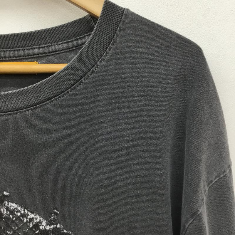 ユニオン UNION カットソー 長袖 UNION ORIGINAL CIVILIZED L/S TEE ユニオン ロンT 5 プリント 黒 / ブラック /  メンズ USED 古着 中古 10149686