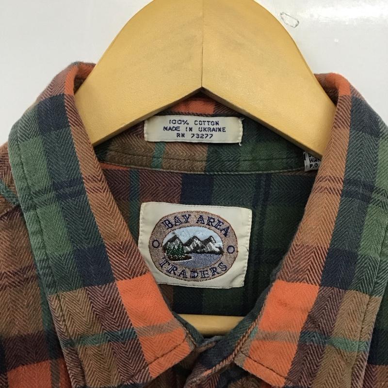 古着 USED シャツ、ブラウス 長袖 長袖シャツ チェックシャツ カラーシャツ 古着 L チェック マルチカラー / マルチカラー /  メンズ USED 古着 中古 10146103