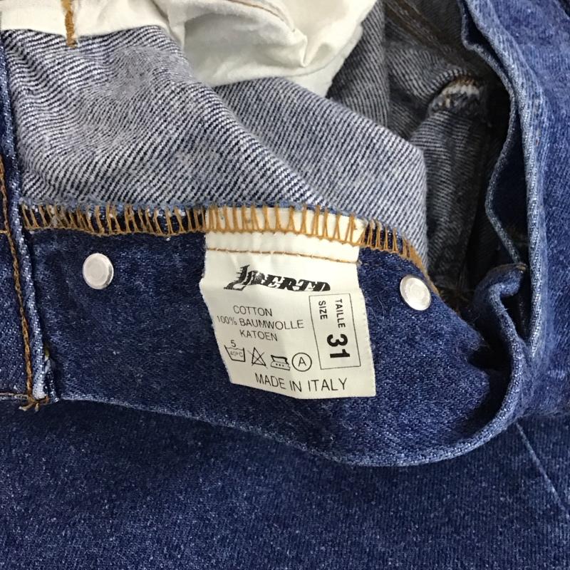 古着 USED パンツ デニム、ジーンズ デニムパンツ ワイドパンツ Gパン 31インチ 無地 インディゴ / インディゴ /  メンズ USED 古着 中古 10129229