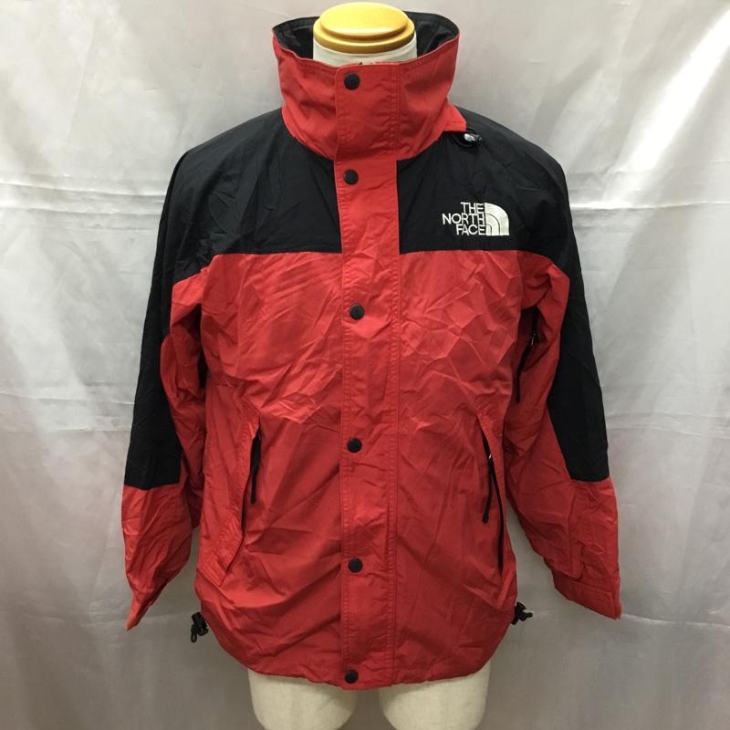 ザノースフェイス THE NORTH FACE ジャケット、上着 ジャケット、ブレザー NP-2296 ナイロンジャケット M ロゴ、文字 黒 / ブラック / X 赤 / レッド /  メンズ USED 古着 中古 10111359